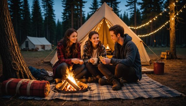 Comment réussir un week-end en amoureux au camping ?