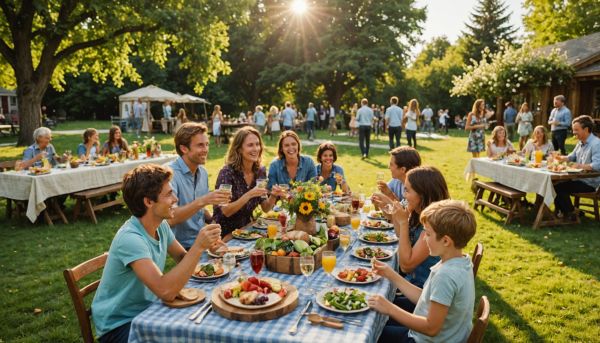 Fêtes, rires et bons moments au grand air