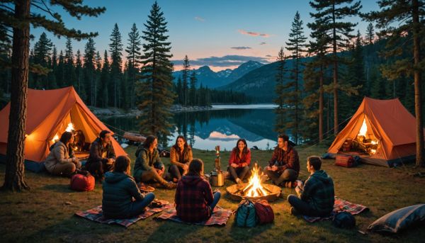 Où camper pour faire la fête entre amis ?