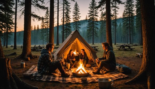 Séjour en amoureux dans un camping cosy