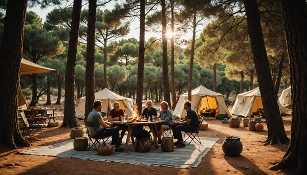 Comment organiser un week-end entre amis au camping proche du port Santa Lucia à St Raphaël ?