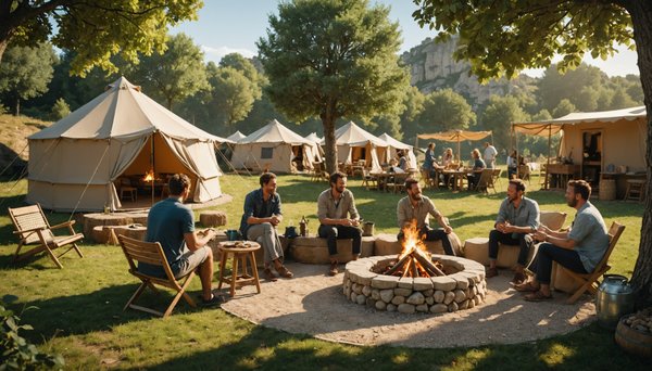 Comment organiser un week-end entre amis dans un camping 4 étoiles en Ardèche ?