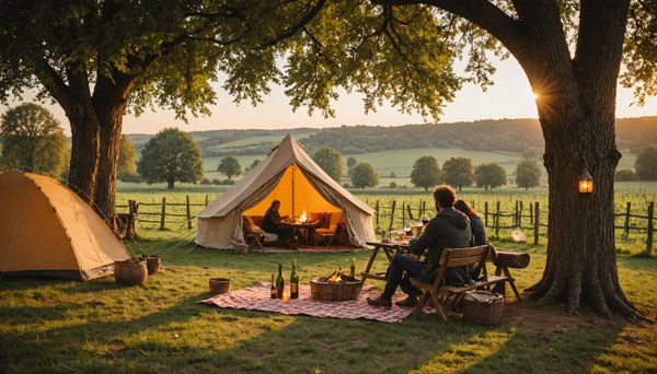 Un week-end romantique en France : Les meilleurs campings pour les couples