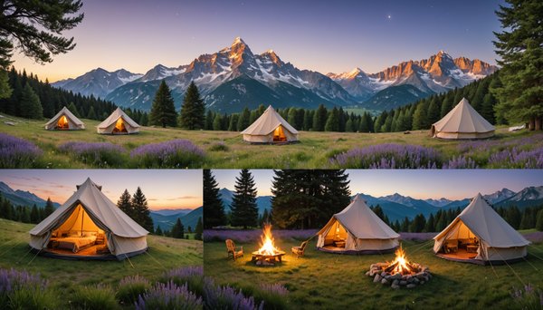 Les cinq meilleurs endroits pour le camping romantique en France