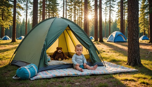 Conseils de préparation pour camper avec un bébé ou un enfant en bas âge