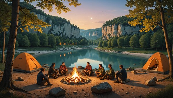Un guide facile pour planifier le parfait week-end de camping avec des amis près de Lascaux