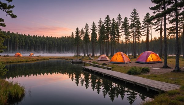 Explorer la beauté du camping de Biscarrosse Lac