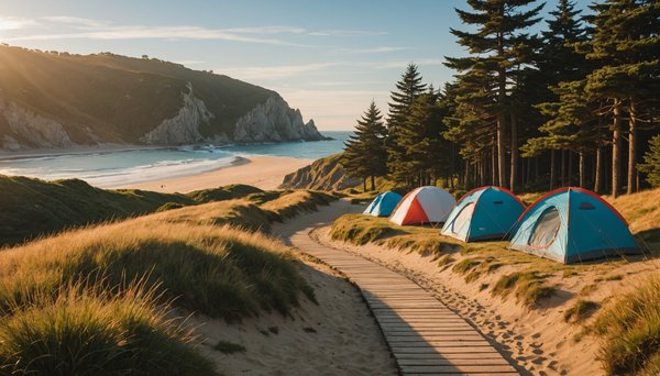 Explorer le Pays Basque avec des amis au Camping d'Hendaye