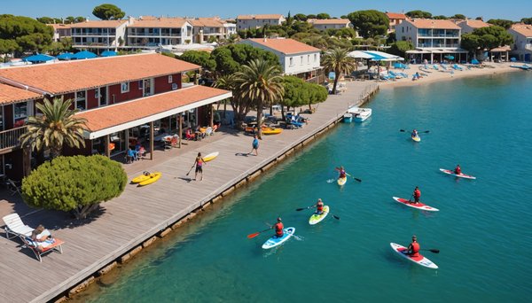 Les Campings 4 étoiles du Cap d'Agde offrent-ils des activités nautiques telles que le kayak ou le paddle ?