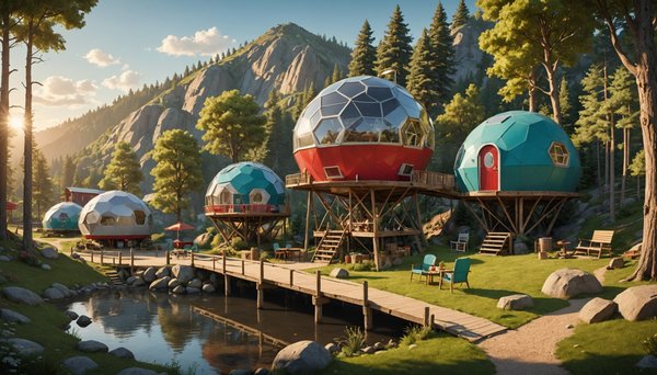 Un week-end hors du commun dans un camping de l'Ain avec des hébergements insolites