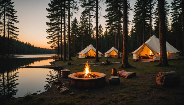 Les plus beaux campings pour un week-end romantique en amoureux