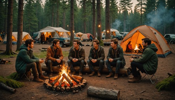 Les meilleurs campings pour un week-end de détente entre amis