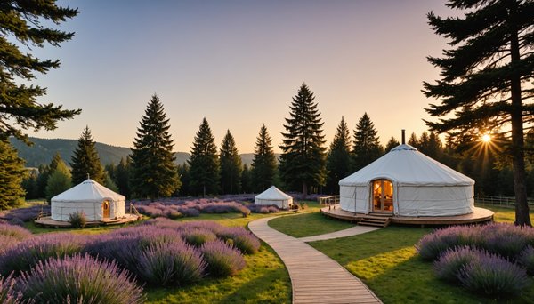 Les destinations pour un camping insolite en France : yourtes, cabanes et autres hébergements originaux