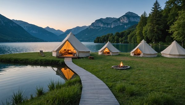 Les 3 meilleurs campings pour un séjour romantique à Annecy